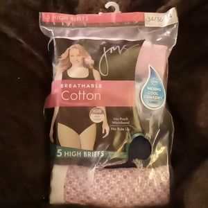 **On Sale* NIP 4 Women's Plus Size 14/34/36 Just My Size Cotton Briefs